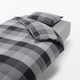 Housse de couette en flanelle de coton - 230 x 210 cm