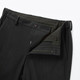 Pantalon plissé ajusté en stretch brossé pour homme