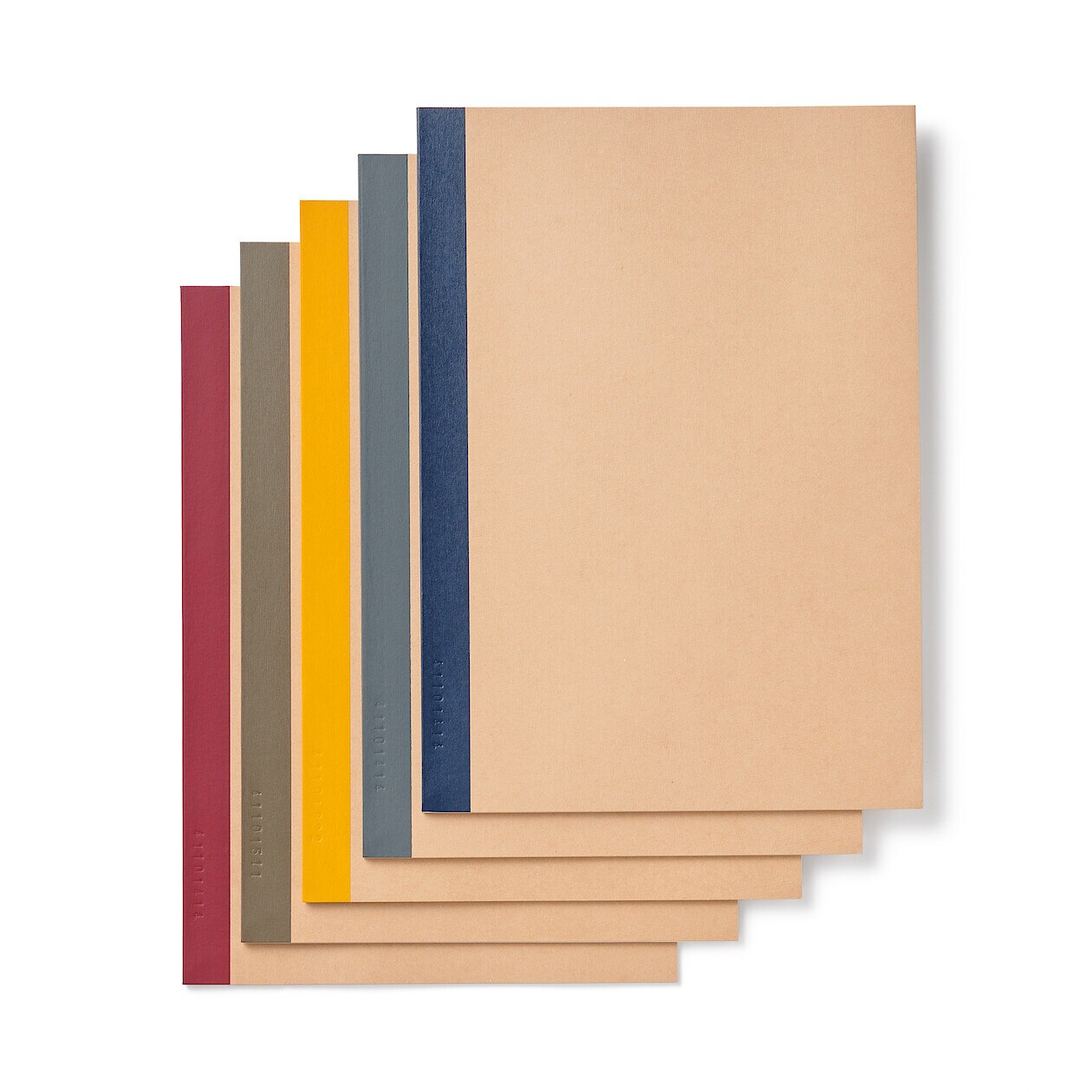 Lot de 5 carnets en papier d`arbres de plantation (A4)