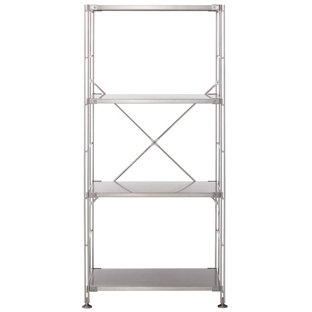 Étagères MUJI Inox – Ensemble Large + Petit (86x41x83 Cm) – Neuves Sous Emballage