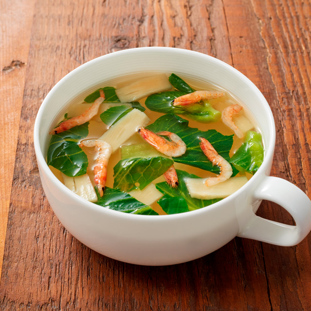 Soupe aux crevettes Sakura et pousses de bambou (4 x 6g)