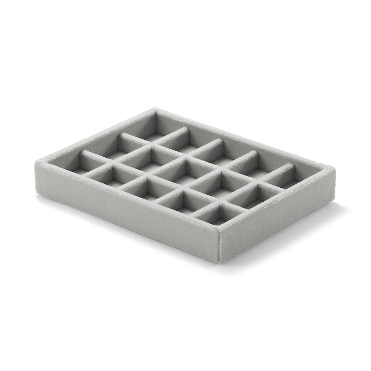 Jinavoty Boîte De Rangement Colliers 3 Tiroirs Acrylique Velours - Beige Anti-Poussière Pour Femmes