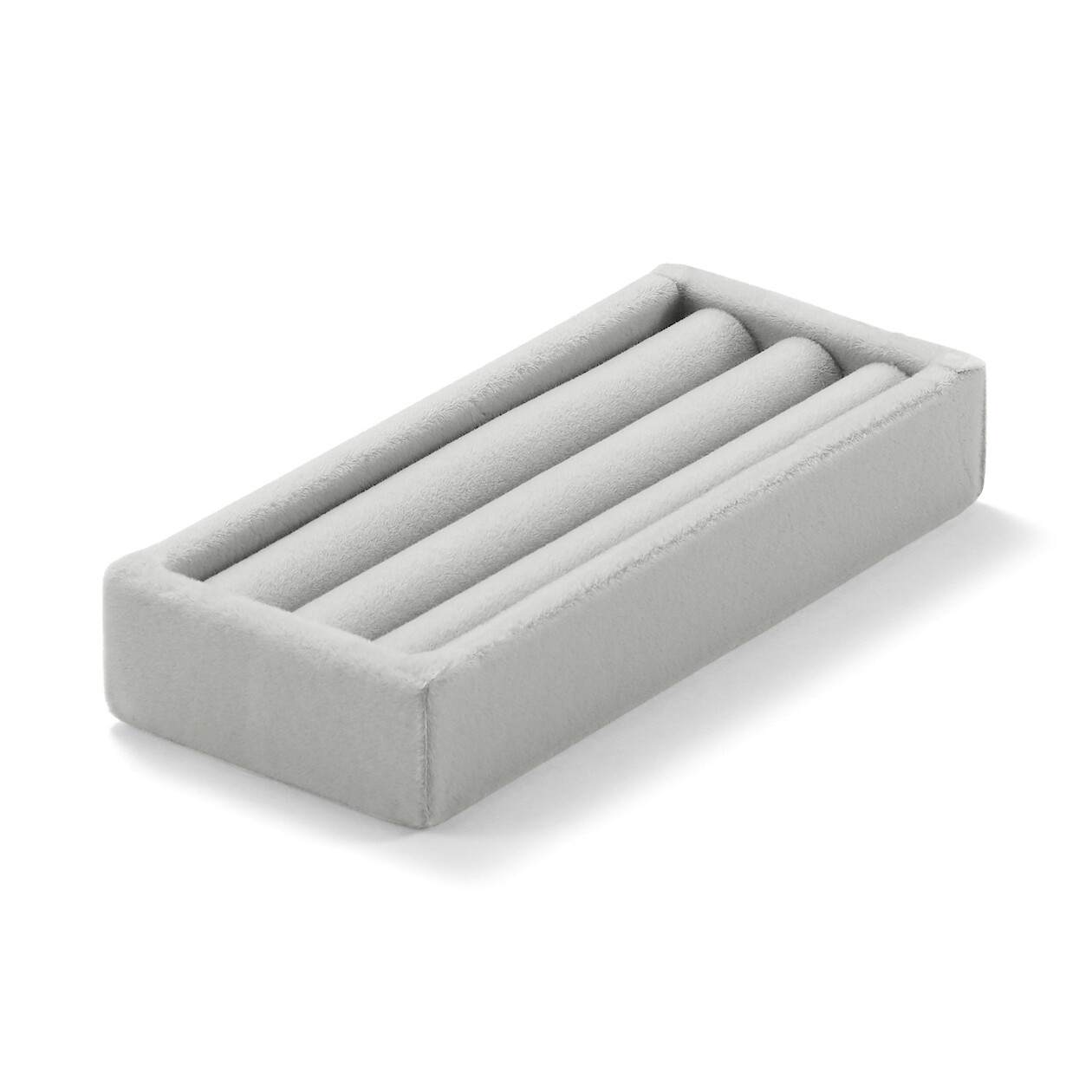 Plateau en velours pour boucles d'oreilles L5X P12X H2cm