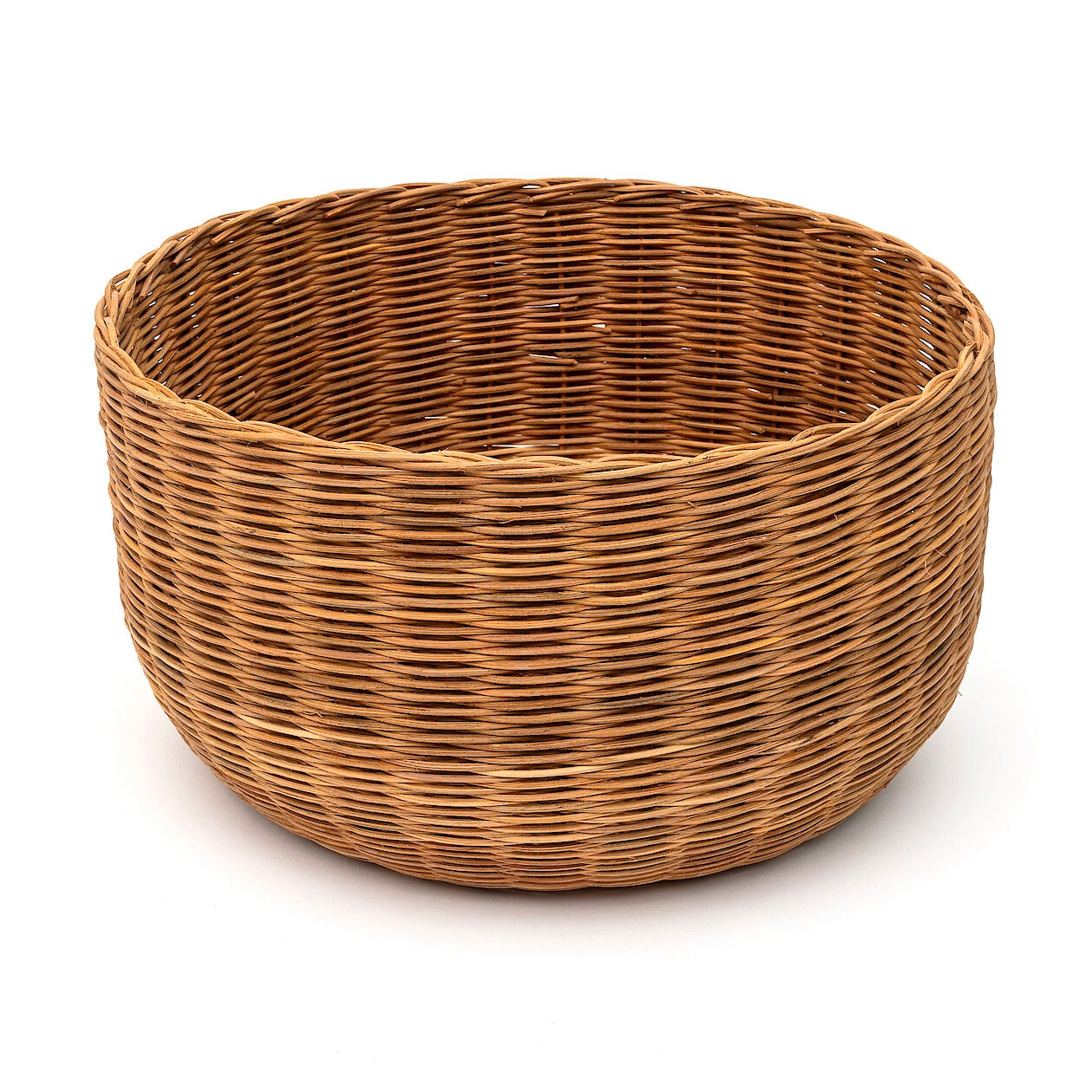 Panier tissé en rotin ‐ rond, L