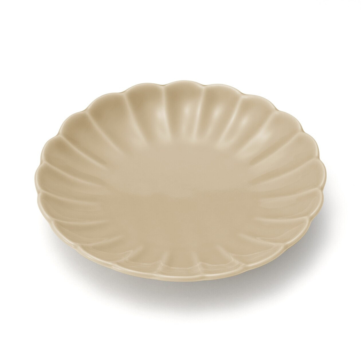 Soucoupe porte‐bonheur en porcelaine Hasami ‐ Chrysanthème