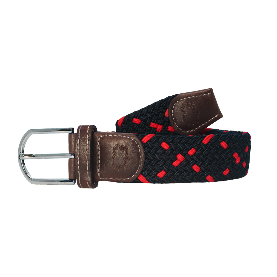 The Harbortown | Two Toned Woven Elastic Stretch Belt | Roostas