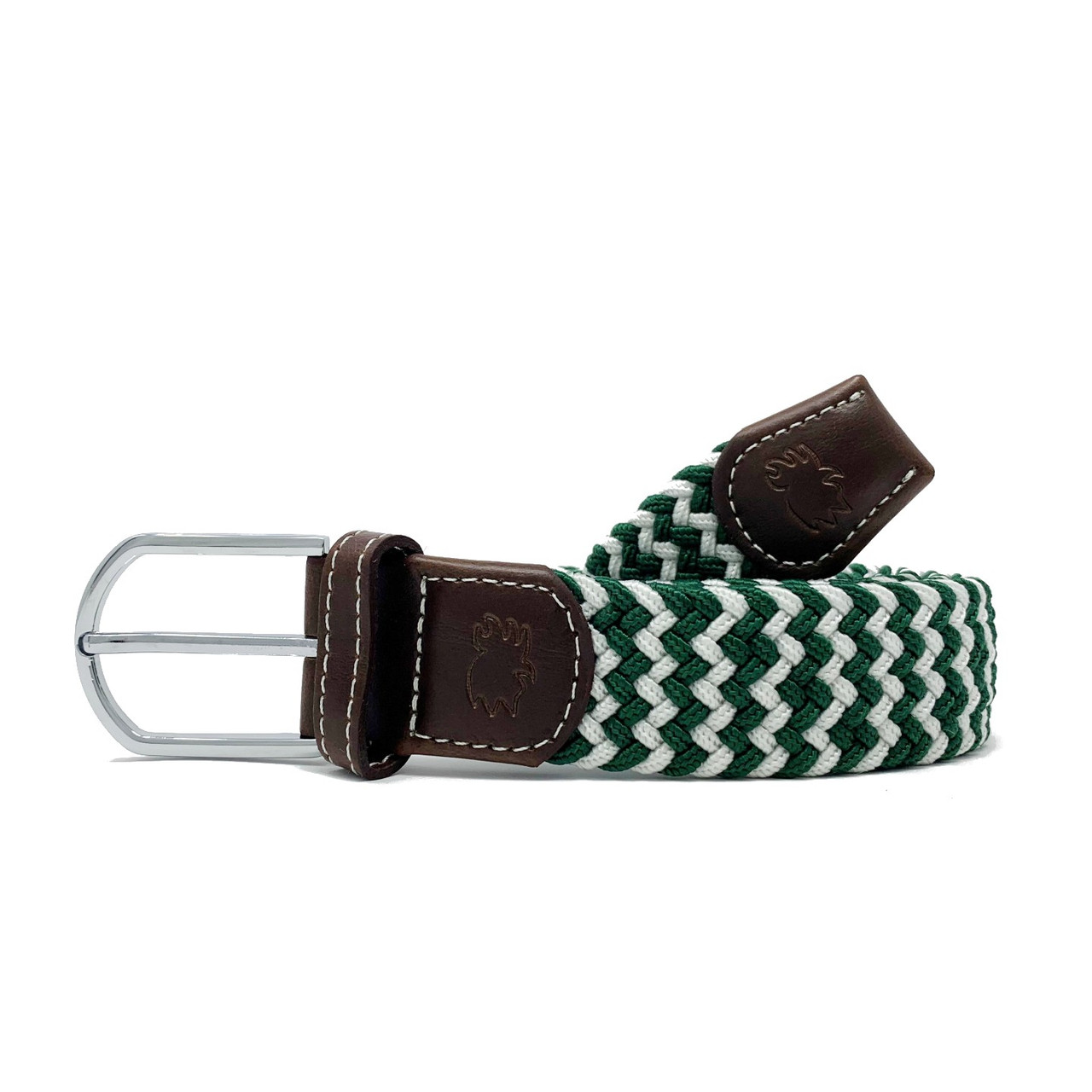 The La Jolla Two Toned Woven Stretch Belt