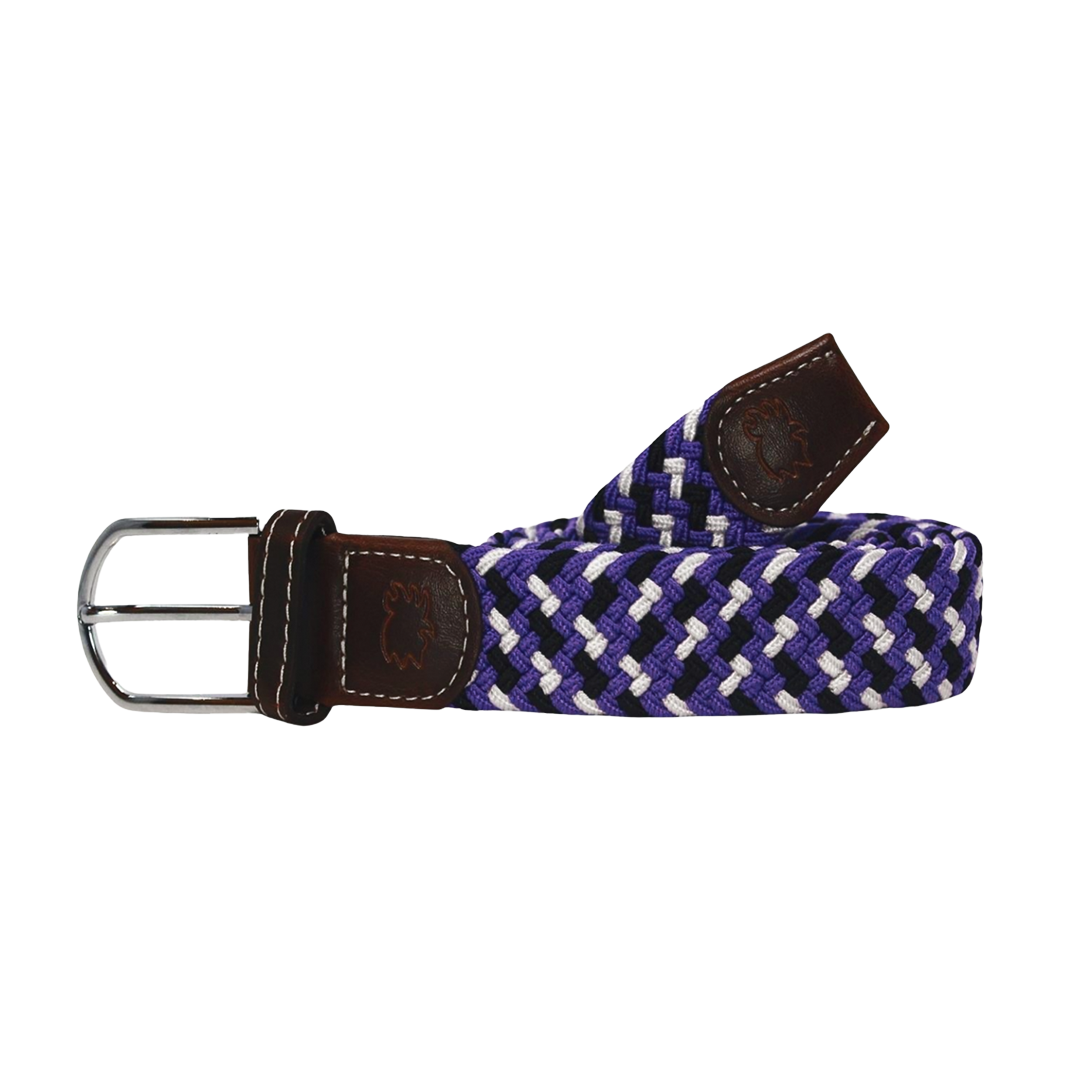 The Sundance Tri-Color Woven Elastic Stretch Belt
