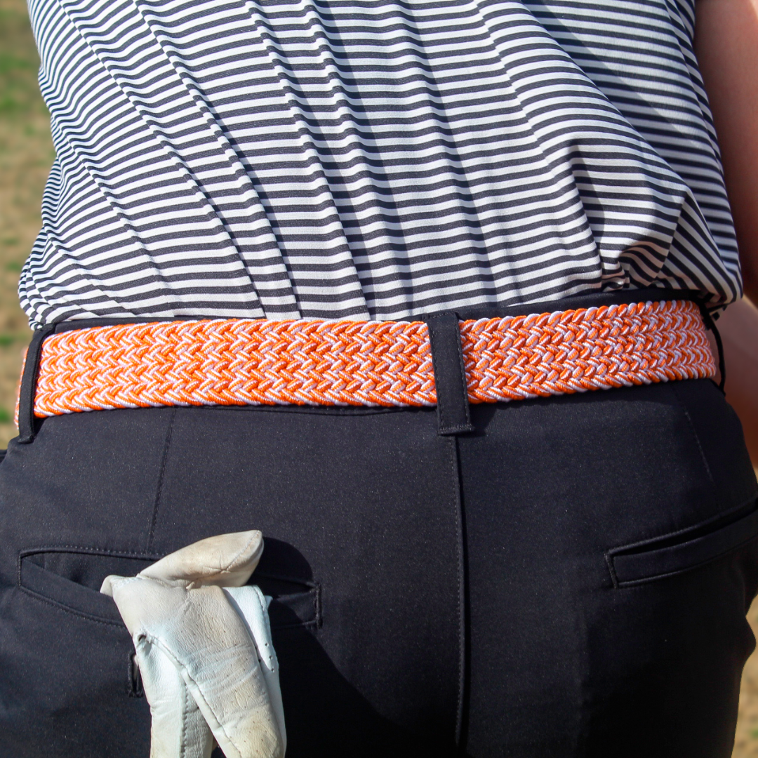 The Rainey Woven Elastic Stretch Belt display picture 2