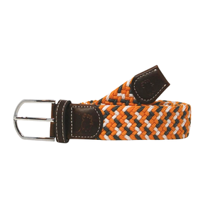 The Bristol Two Toned Woven Elastic Stretch Belt