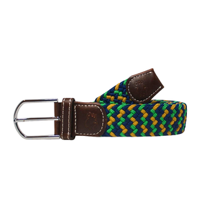 The Limerick Tri-Color Woven Stretch Golf Belt The Limerick Tri-Color Woven Stretch Golf Belt