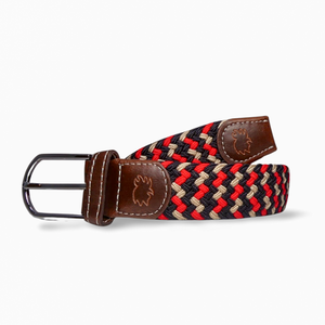 The Oxford Two Toned Woven Elastic Stretch Belt