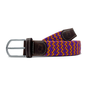 The Aiken Two Toned Woven Elastic Stretch Belt