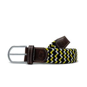 The Chesapeake Two Toned Woven Elastic Stretch Belt