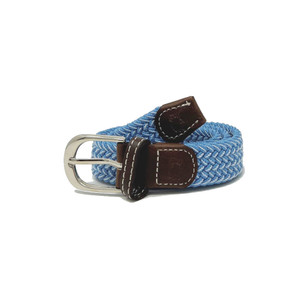 The Lil' Newport Kid's Tri-Color Woven Stretch Golf Belt