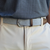 The Kohler Two Toned Woven Elastic Stretch Golf Belt