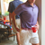 The Natchez Tri-Color Woven Elastic Stretch Golf Belt