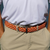The Roanoke Tri-Color Woven Elastic Stretch Golf Belt