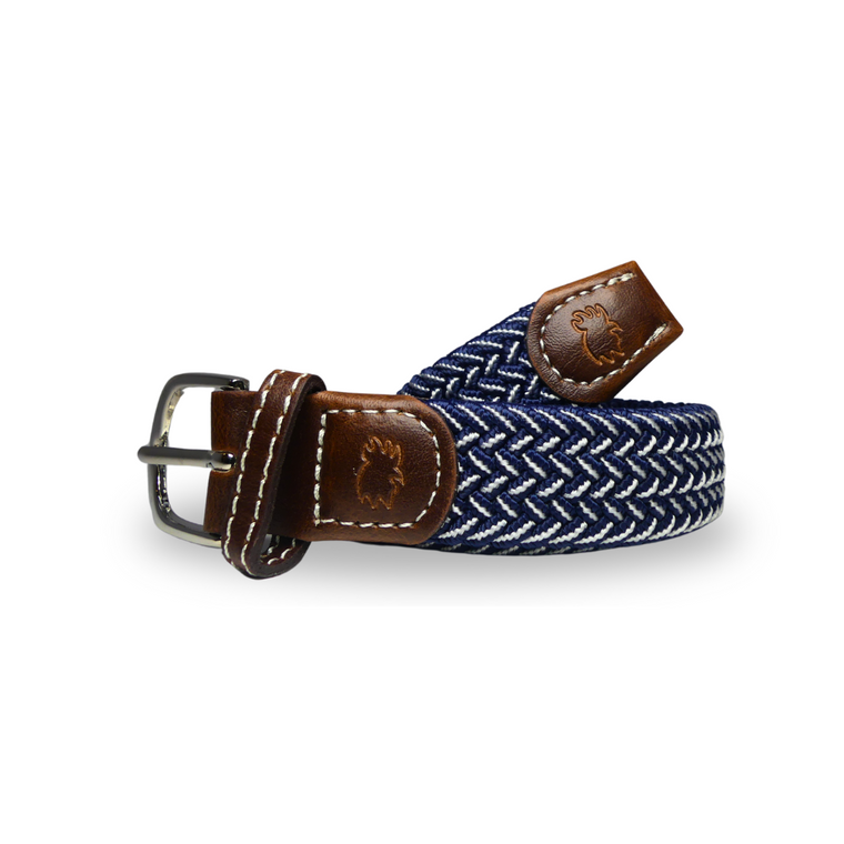 The Lil' Ponte Vedra Kid's Herringbone Woven Stretch Golf Belt