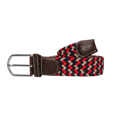 The Oxford | Two Toned Woven Elastic Stretch Belt | Roostas display picture 2