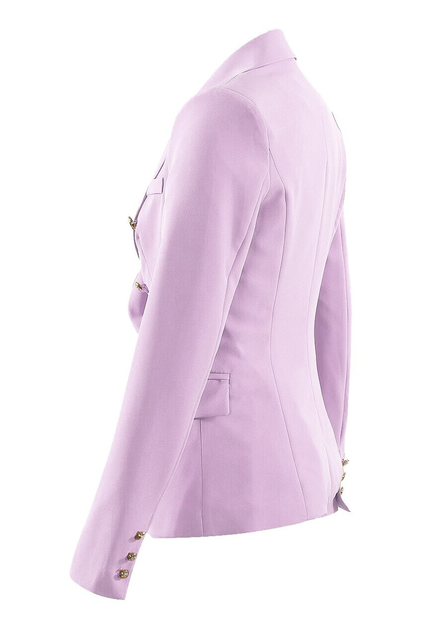 livstid Omsorg immunisering Victoria Balmain Inspired Tailored Blazer - Lilac - Style Of Beyond