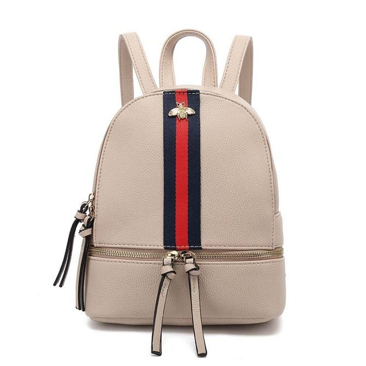 gucci bee backpack mini