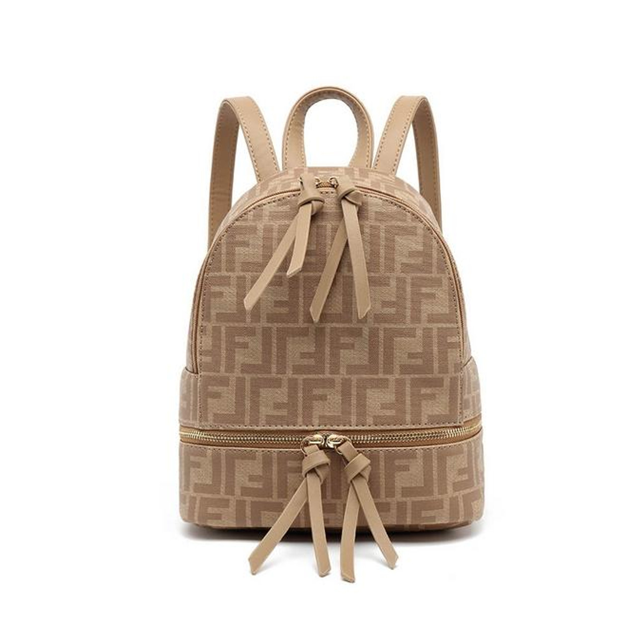 FENDI Velvet Vitello Century FF Embossed Mini Backpack Viola Plus 1355625 |  FASHIONPHILE