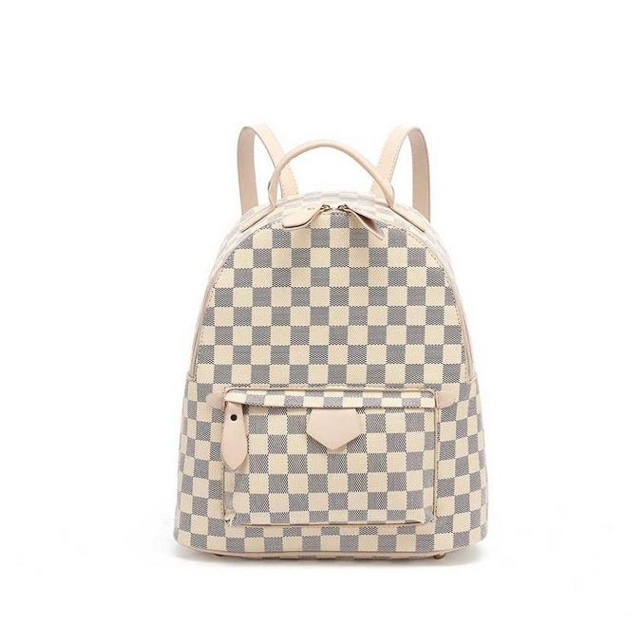 Buy Terosse Fashion Leather Chechered Small Backpack for Women, Designer  Mini Backpacks Purse Shoulder bag Handbag Online at desertcartINDIA