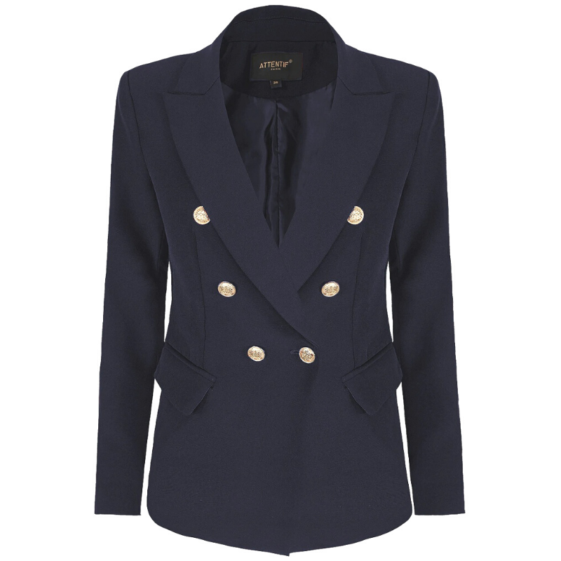 navy tailored blazer