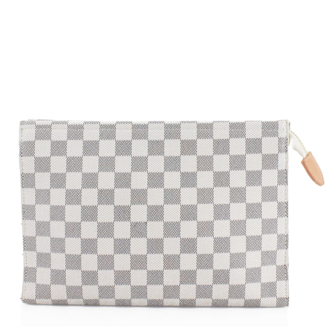 Rosie Designer Inspired Clutch Bag White Check