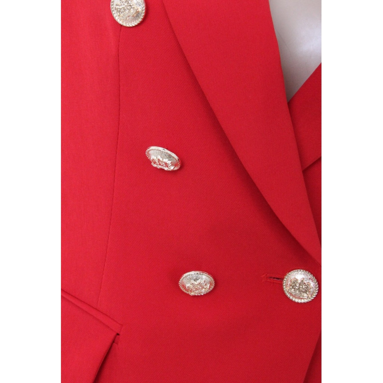 sarkom Ikke kompliceret implicitte Victoria Balmain Inspired Tailored Blazer - Red - Style Of Beyond