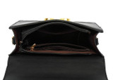 Naomi Designer Inspired Shoulder Bag - Black