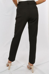 Shannon Designer Inspired Tailored Trousers - Black