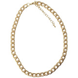 Tess Designer Inspired Link Chain Necklace - Gold