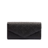 Emilie Monogram Designer Inspired Purse - Black