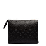 Connie Designer Inspired Monogram Multi Bag - Black