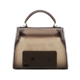 Voyage Clear Mini Hermes Inspired Bag - Black