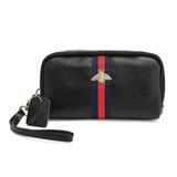 Piper Leather Purse / Wristlet - Black