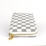 Yana Designer Inspired Purse - White Check