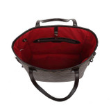 Check Pouch & Tote Bag Set - Brown Check