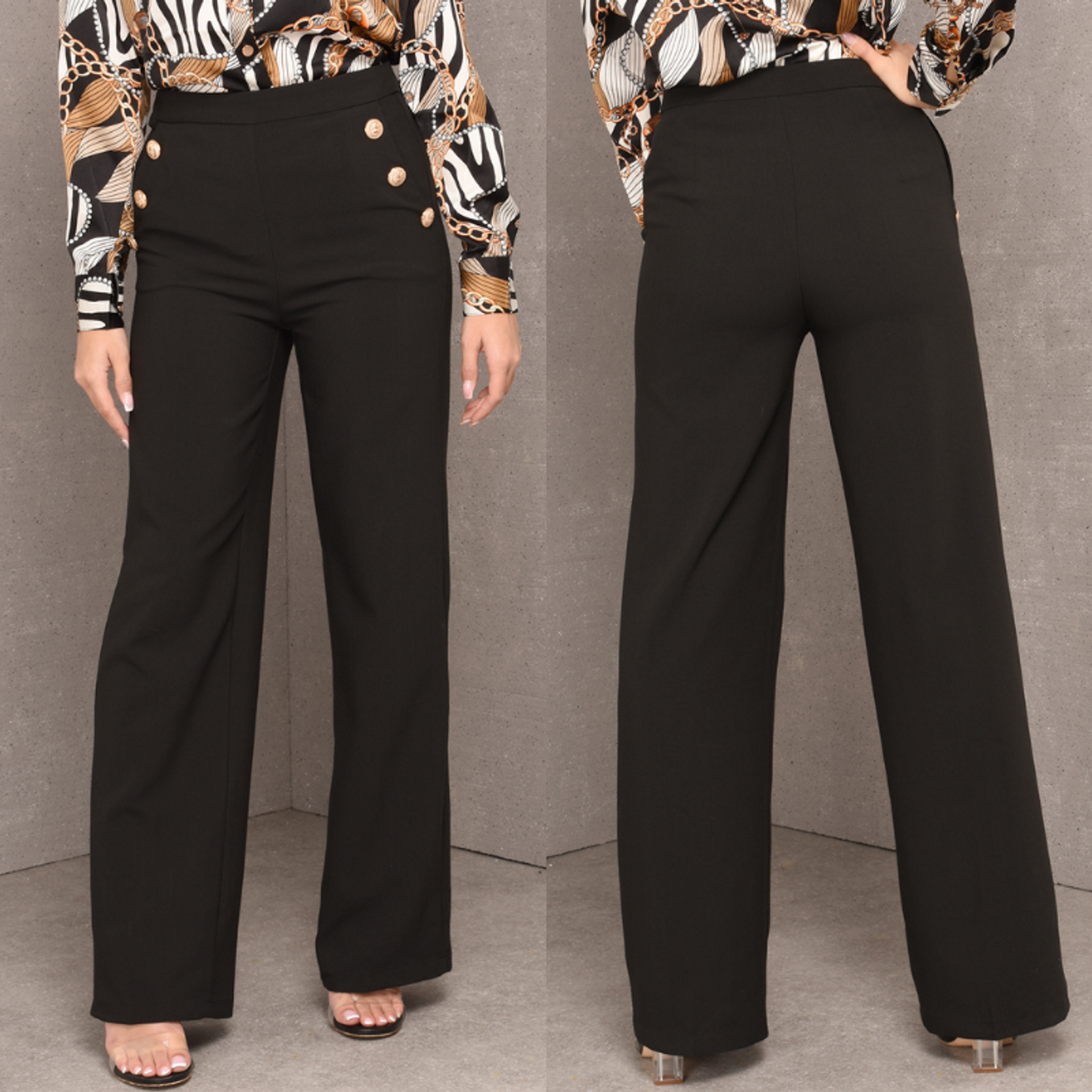 Buy Tailored Button Detail Taper Trousers from the Next UK online shop