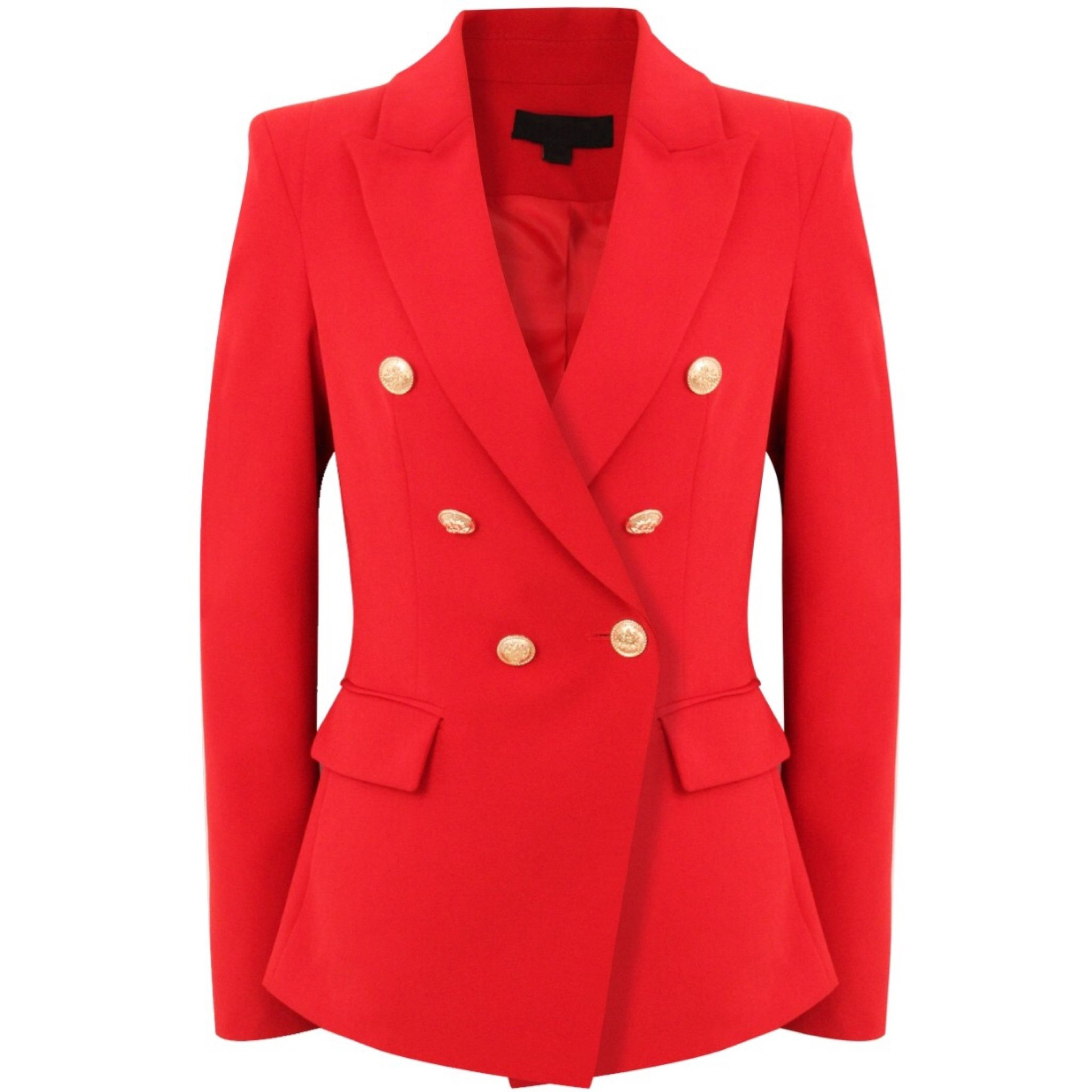 black balmain style blazer