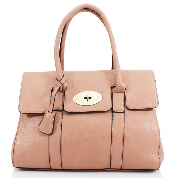 Kinley Designer Inspired Shoulder Bag - Pink