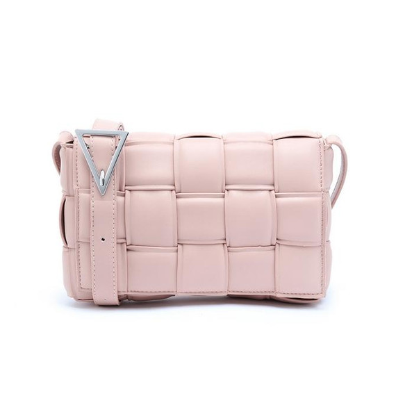 Cassie Designer Inspired Padded Cassette Bag - Pink
