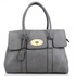 Kinley Designer Inspired Shoulder Bag - Grey