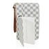 Una Designer Inspired Passport Cover & Travel Wallet - White Check