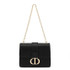 Naomi Designer Inspired Shoulder Bag - Black