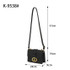 Naomi Designer Inspired Shoulder Bag - Black