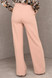 Elle Gold Button Balmain Inspired Wide Leg Trousers in Pink back view
