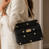 Normani Designer Inspired Stud Bag - Black